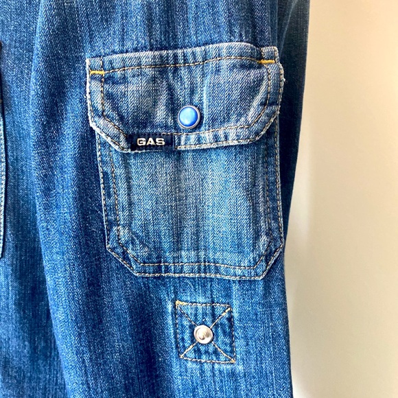 Gas Honda Racing Mens Denim Shirt - Picture 6 of 16